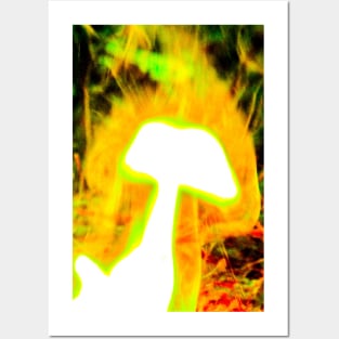 Trippy Mushroom Flame Pt. 2 Posters and Art